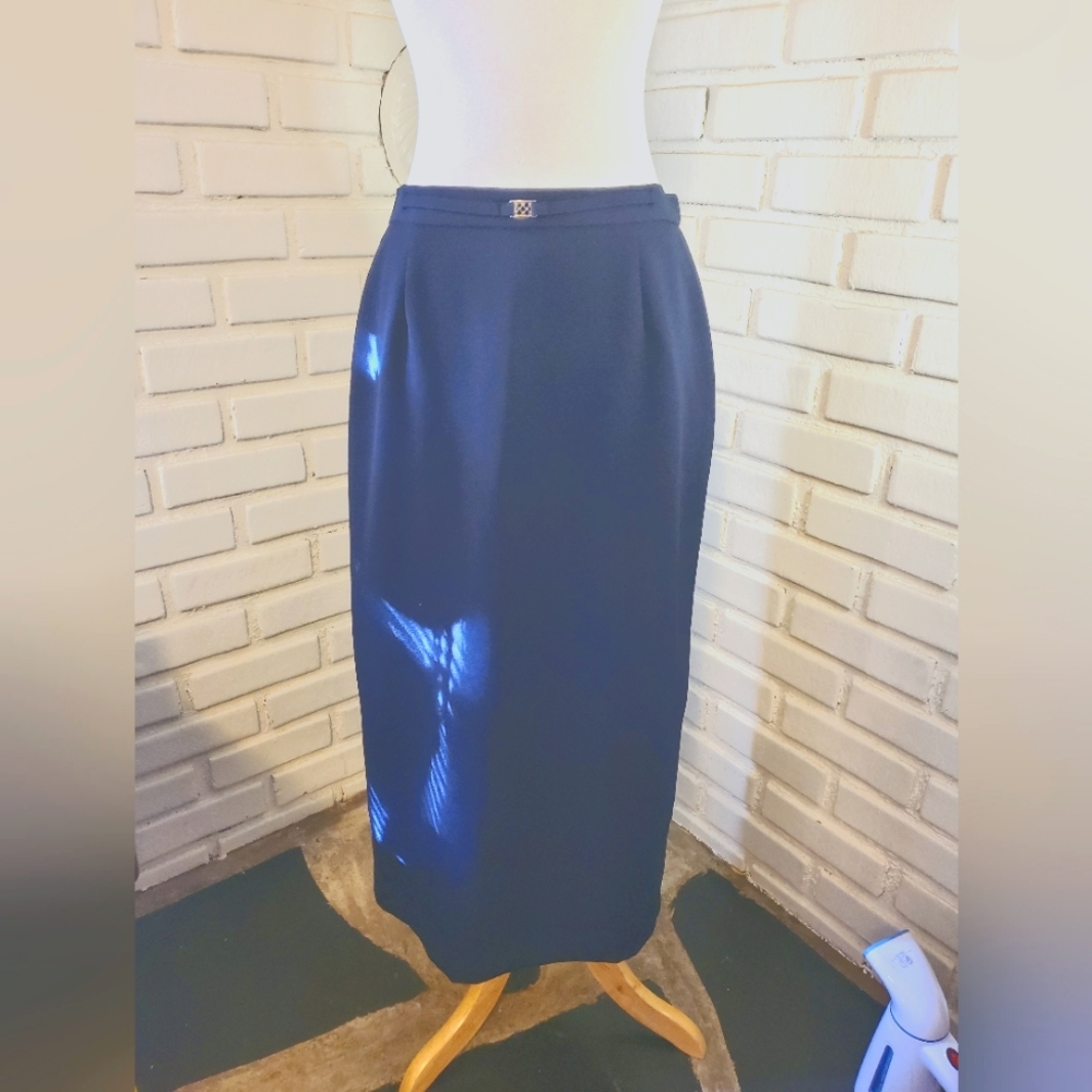 Blue maxi skirt